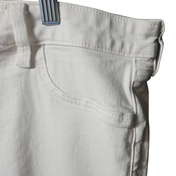 American Eagle White Distressed Next Level Stretch Jeans Womens Size 18 Short - Picture 4 of 9